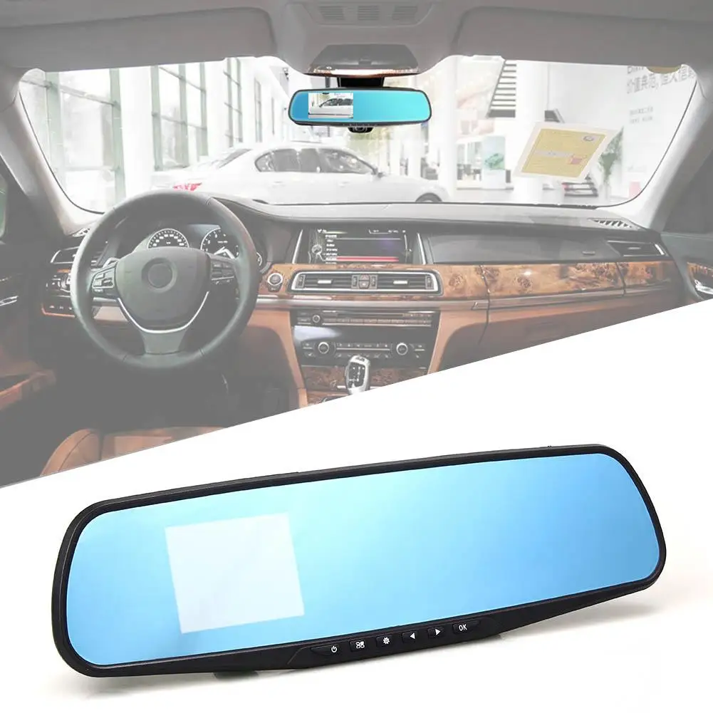 Full HD Автомобильный видеорегистратор цифровой с двойным объективом камерой