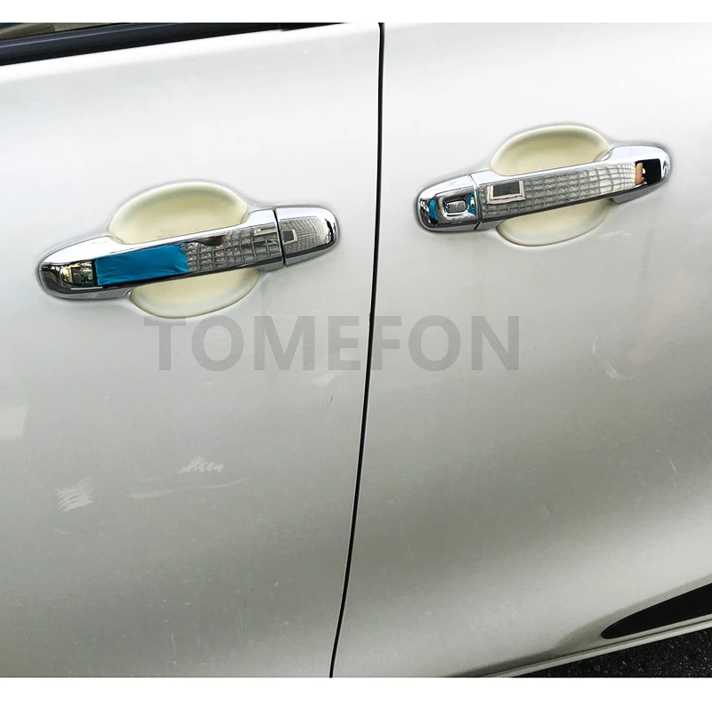 TOMEFON 12 шт. для TOYOTA Sienta- второго поколения NHP170 ABS Хромированная дверная ручка Крышка отделка внешние аксессуары