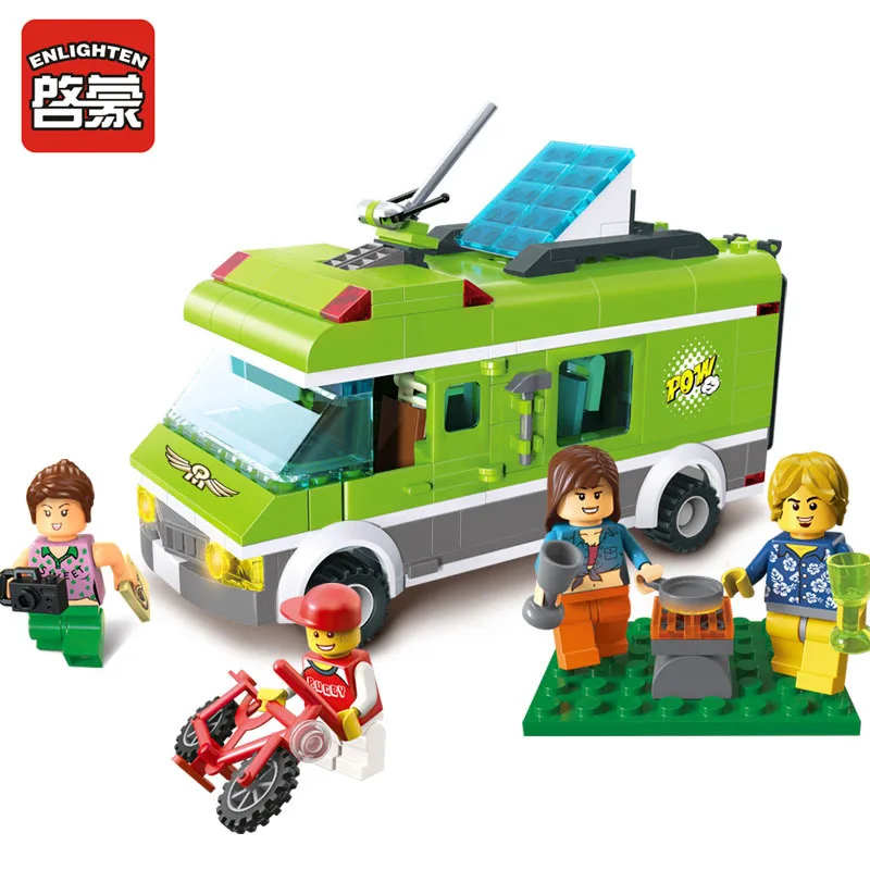 Enlighten модели Здание игрушка Совместимость с LEGO Лего Legos Конструктор E1120 380 блок