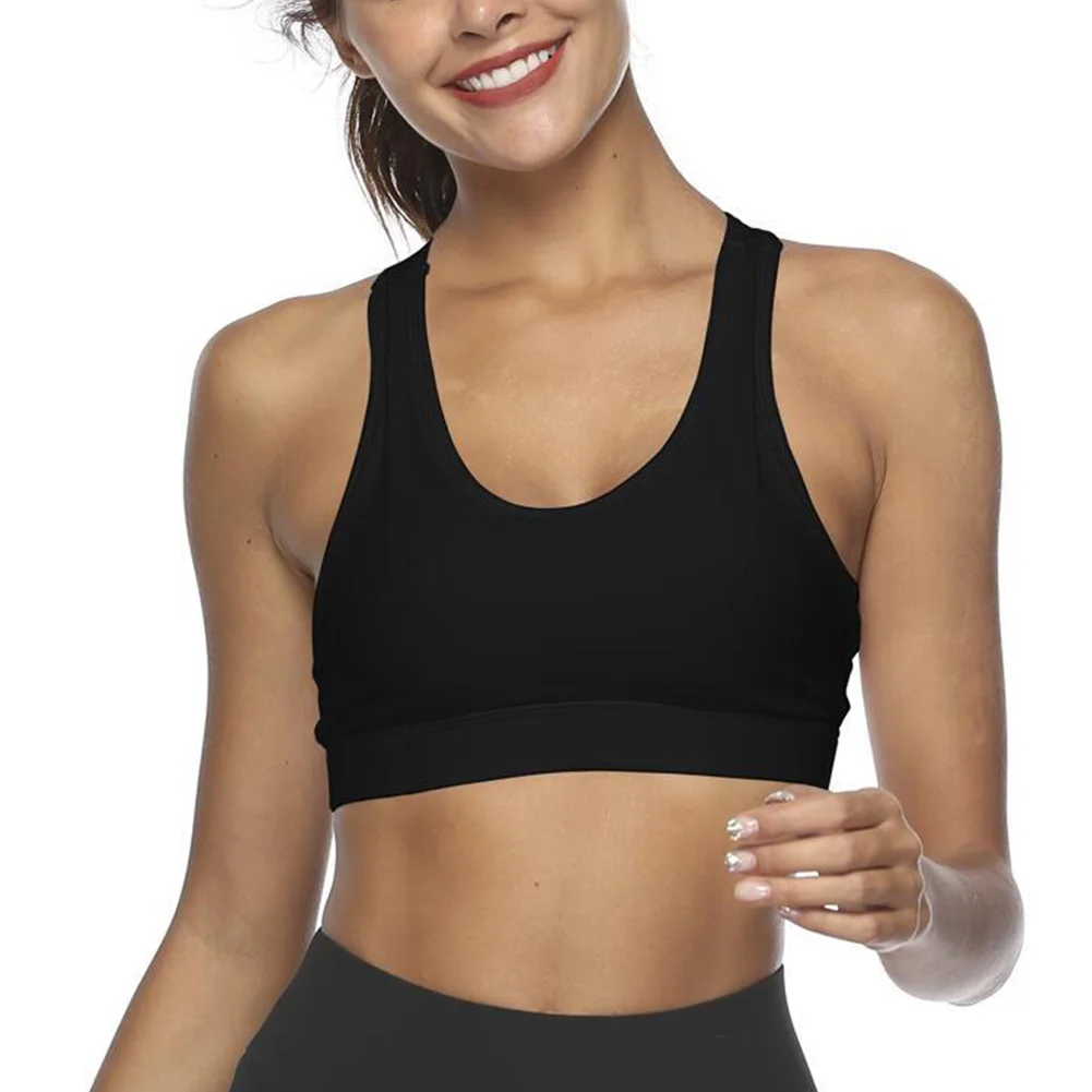 Спортивный бюстгальтер с карманами сзади женский жилет для фитнеса бесшовные