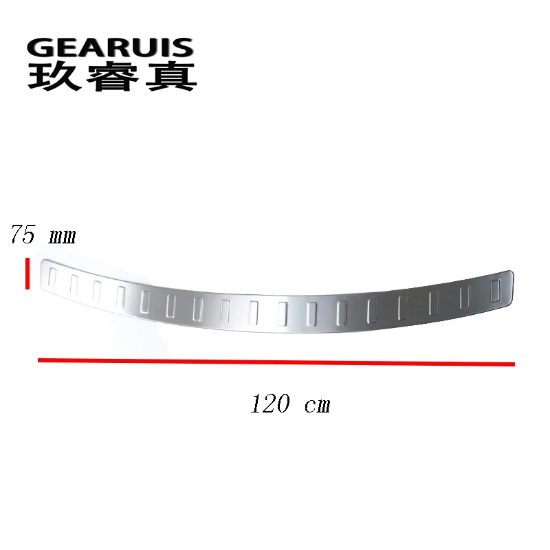 Автомобильный Стайлинг авто багажник внешняя задняя защитная накладка крышка