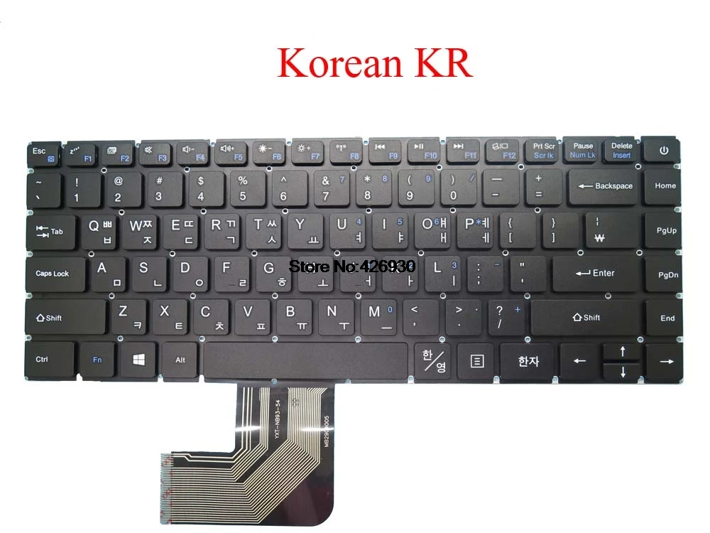 Ноутбук US RU FR KR UK Клавиатура для Prestigio для Smartbook 133S PSB133S01 Россия Английский Франция корейский Великобритания Новинка - Цвет: Korean KR