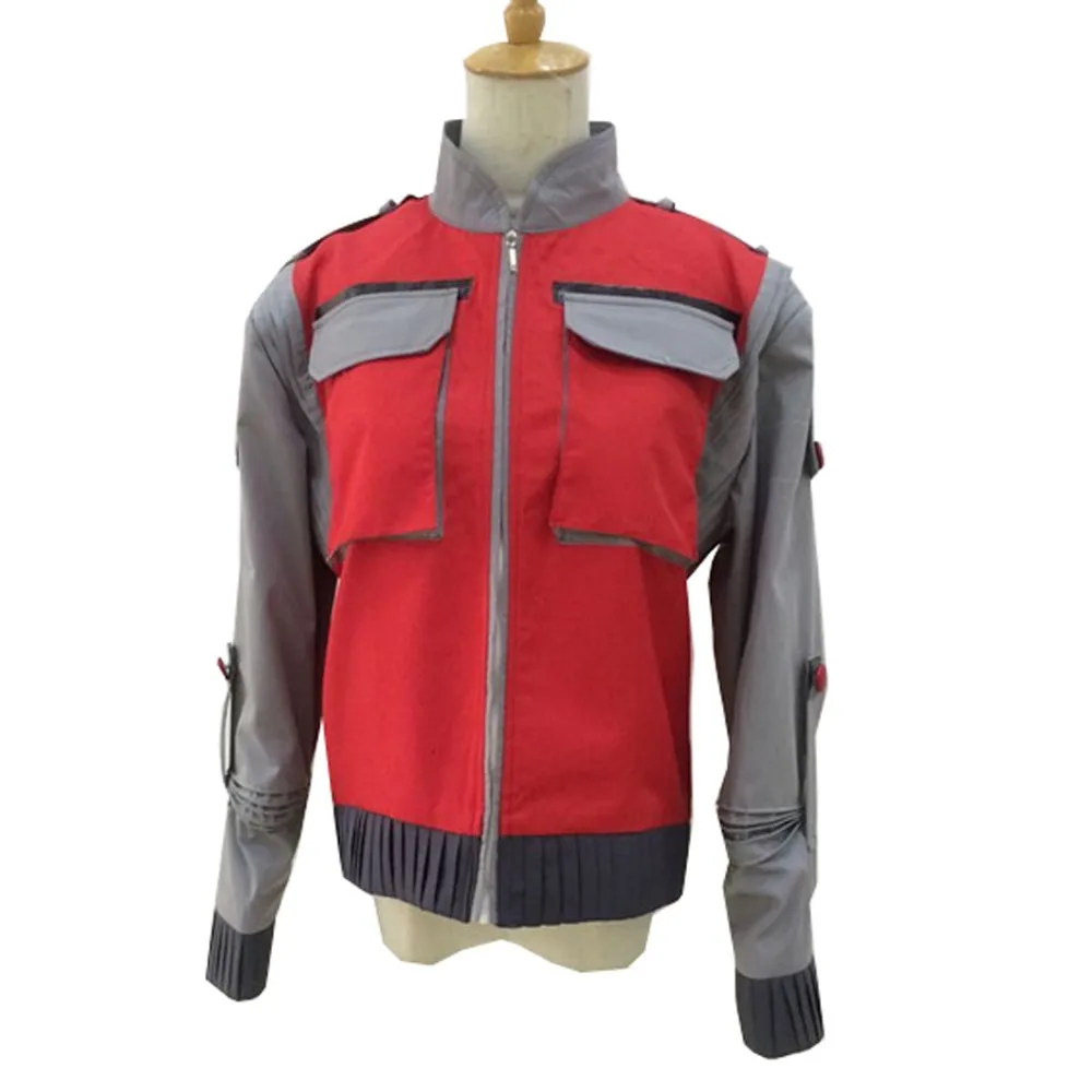 

2021 Back to the Future Part 2 Marty McFly Cosplay Costume Only Jacket Coat
