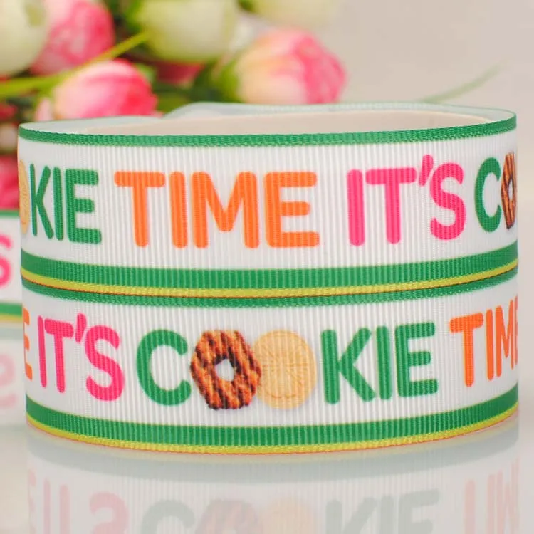 7/8 &quot22 мм печенья во времени скаута для девочек печатная корсажная лента DIY