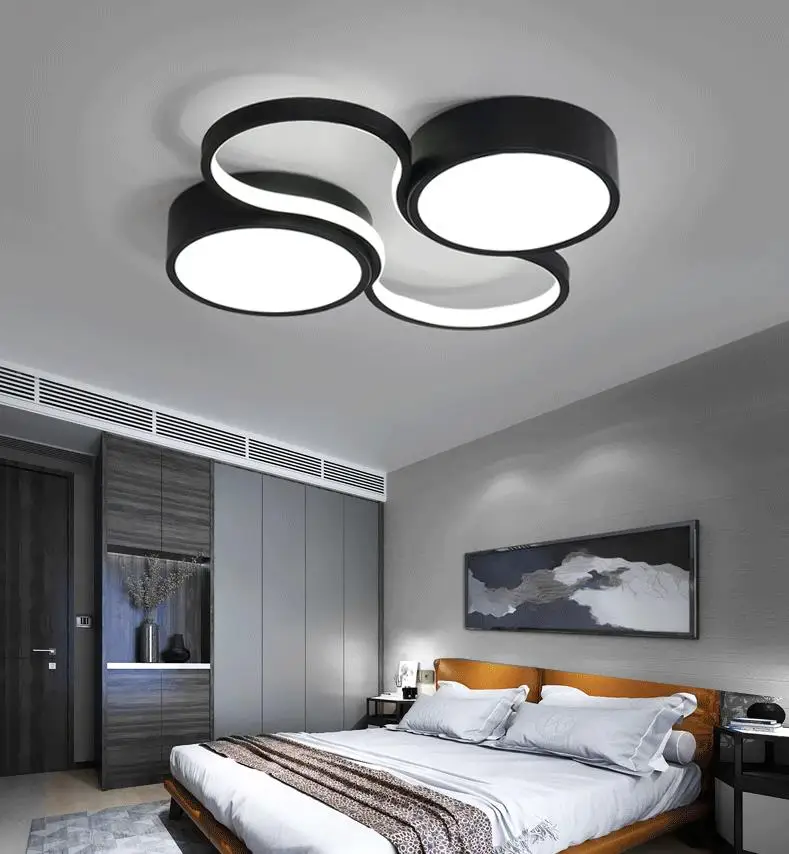 Светодиодный светильник-люстры, современный светильник для гостиной, художественный дизайн, для спальни, кухни, поверхностное крепление, заподлицо, панель дистанционного управления dero