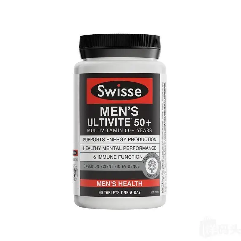 

Australia Swisse Ultivite Multivitamins for 50+Men Maintain Energy Levels Mental Alertness Stamina Vitality During Stress