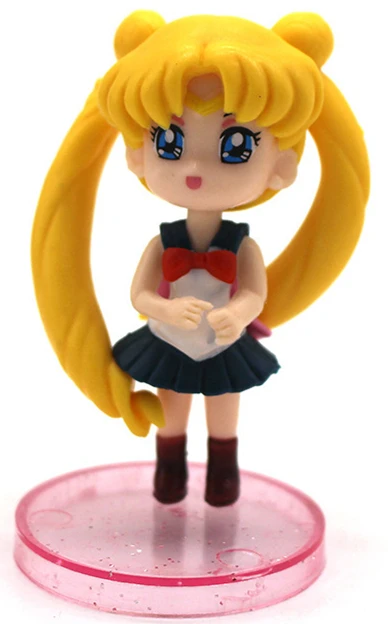 Фигурки героев аниме Сейлор Мун из ПВХ 7 см игрушки Набор фигурок крылья