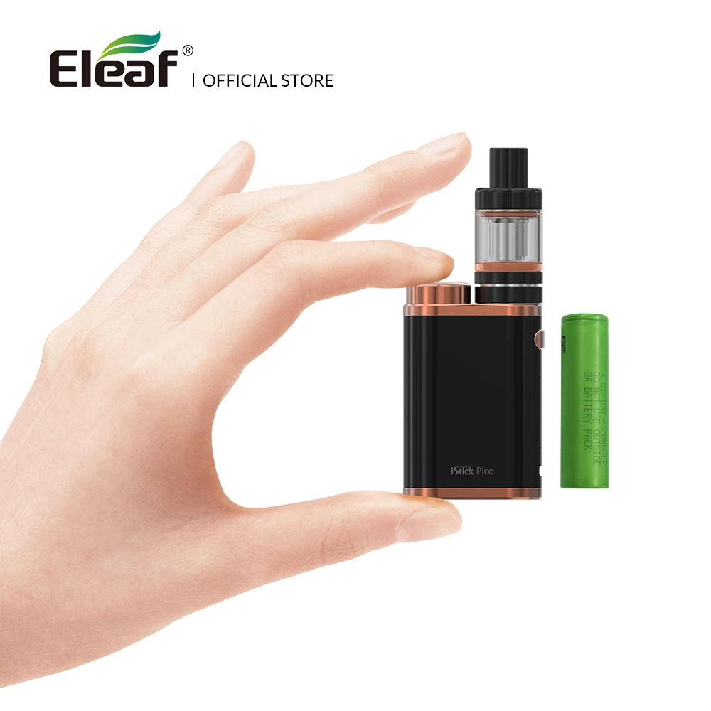 Оригинальный комплект Eleaf iStick Pico с мини-атомайзером MELO III аккумулятором 18650 1-75 Вт 2