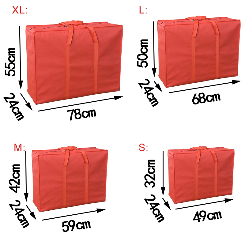 Нетканые тканевые сумки для хранения одеяло органайзер одежды пуховик сумка