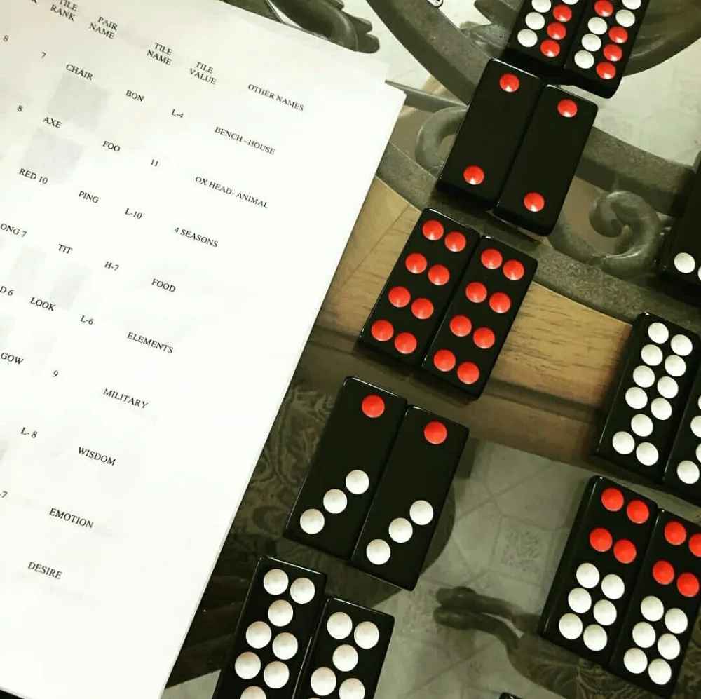 Черные домино игры Пай Гоу 32 шт с 2 кубиками Настольная Игра джогс де