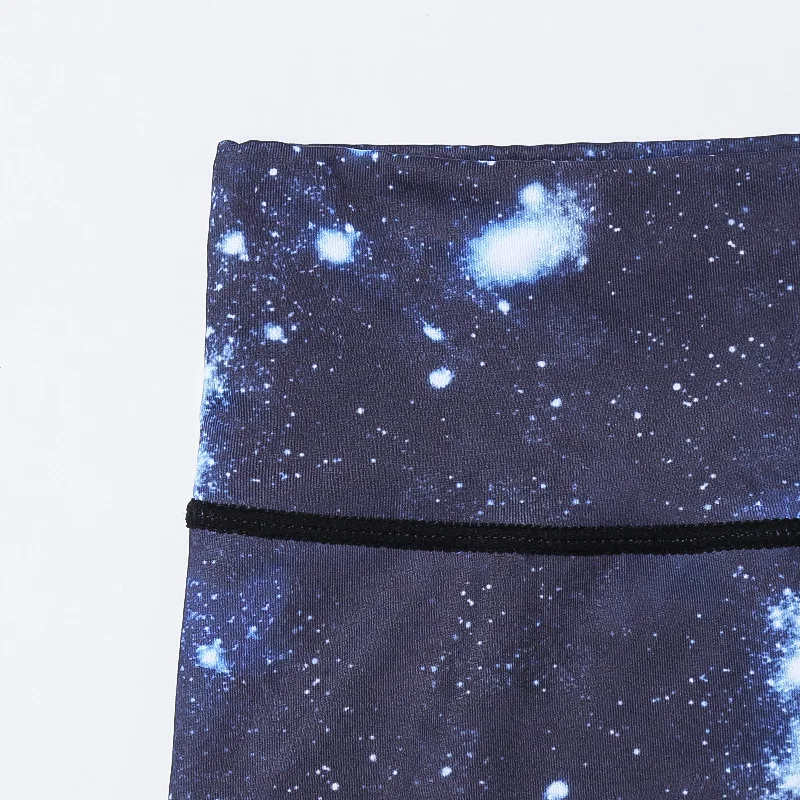 

New Fast-drying Digital Printed Pants in Europe and America, Sports Tight Fitness Pants and Yoga Pants