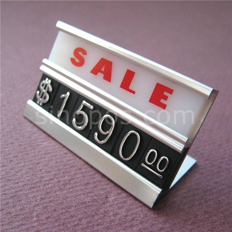 Алюминиевый каркас регулируемые ценники две линии приборы для мебели кубический