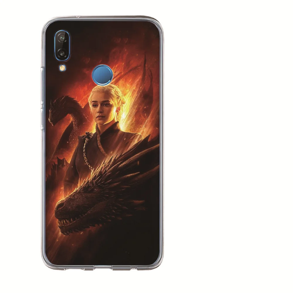 Чехол для телефона Huawei Honor 10 Lite 9 8 7A 7C 7X 7 6A Daenerys Dragon Jon Snow Tyrion Lannister Funda Game Thrones Etui |