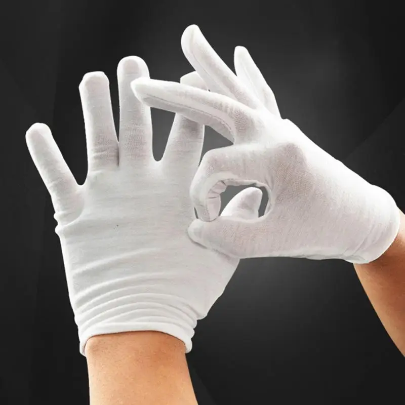 6 пар ручных защитных перчаток из смесей хлопка маникюрные рабочие износостойкие
