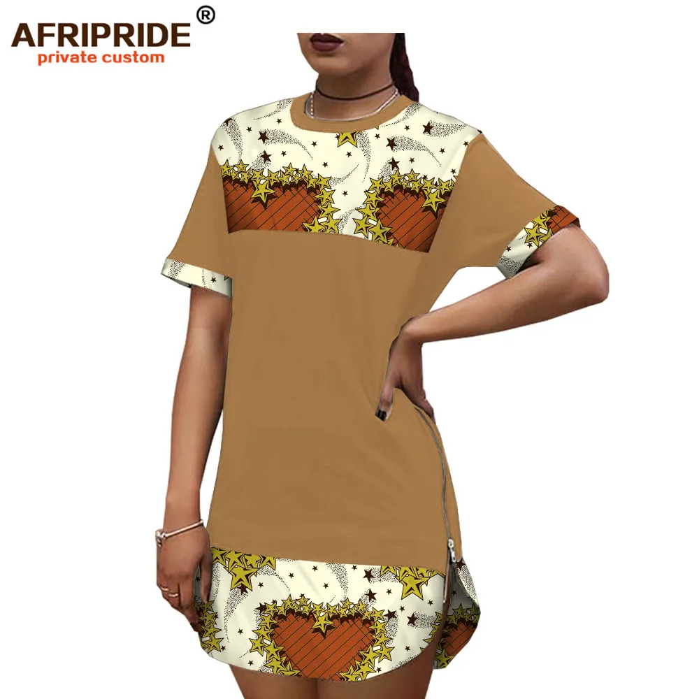 Новинка 2019 летняя длинная рубашка в африканском стиле для женщин с двумя