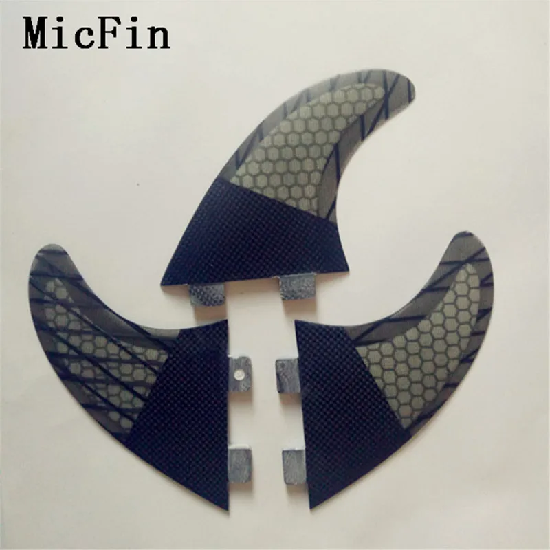 G5 2018FCS G5 Fin Surf стекловолокно сотовые Углеродные плавники Quilhas tri/набор средних размеров pranchas de surf FCS плавники для доски для серфинга - Цвет: G5