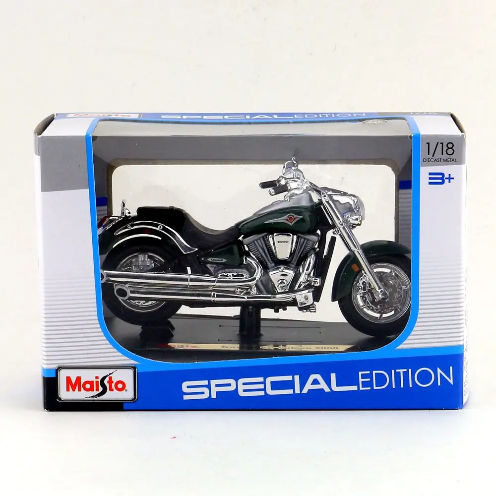 Maisto/Масштаб 1:18/модель мотоцикла под давлением/модель KAWASAKI Vulcan 2000/Изящный Подарок