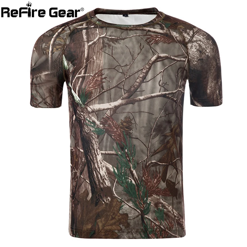 Летняя Военная Тактическая камуфляжная футболка для мужчин дышащая
