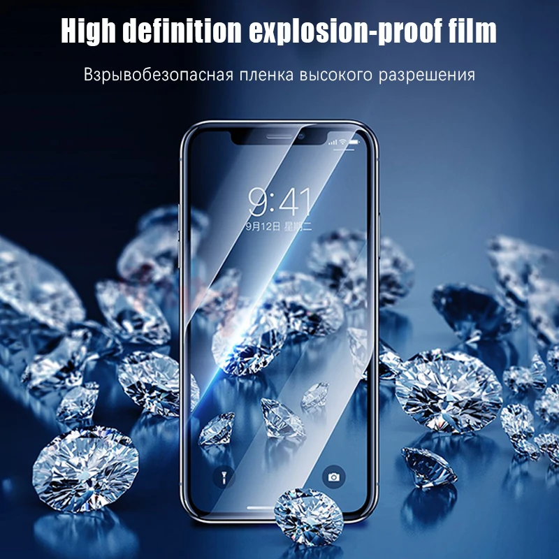 20D Защитное стекло для iPhone XR X XS полное покрытие Xs Max 6 6s 7 8 Plus защита экрана