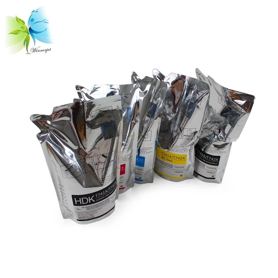 WINNERJET чернильный пакет и чип для Epson F6200 F7200 F6270 F7270 F6000 F7000 F6070 F7070 принтер |