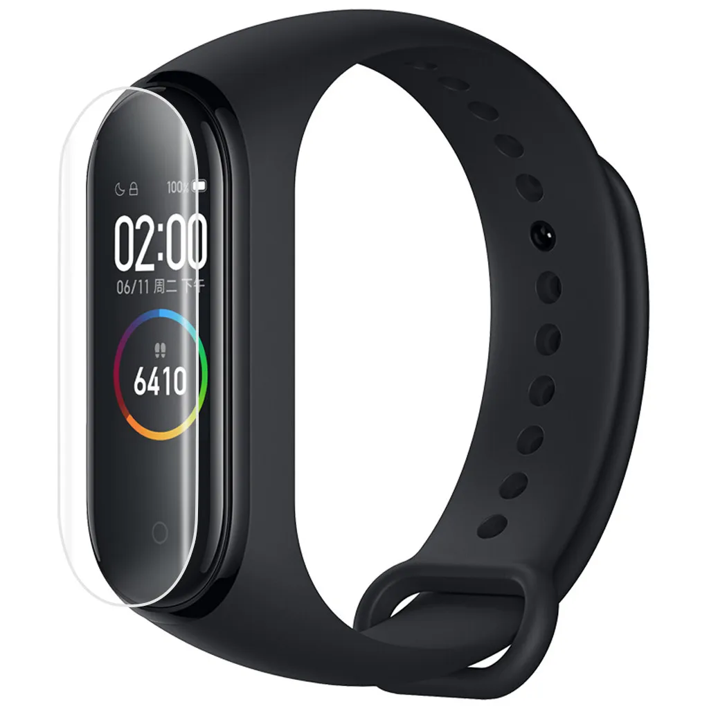 1/5 шт. Защитная пленка для экрана Mi Band 4 0 1 мм 9H HD прозрачная защитная ЖК-экрана из