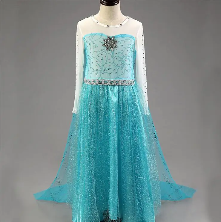 Детская одежда в европейском и американском стиле платье со льдом снегом