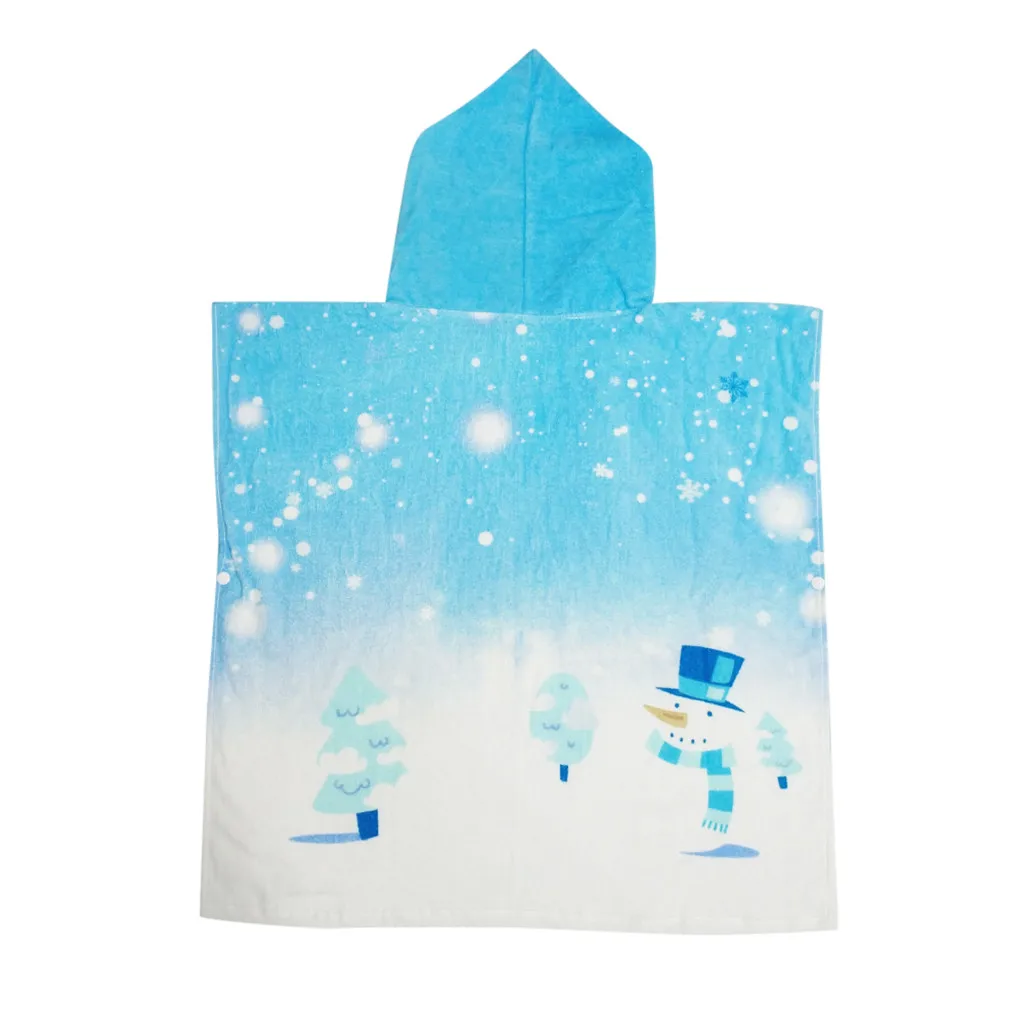 Infant baby poncho towel hooded beach towels for kid Bathrobe Pajamas Cartoon Animals baby hooded bath towel Child baby bath set