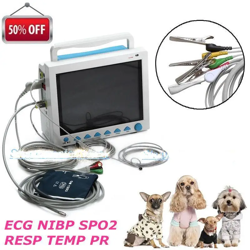 CE FDA Contec CMS8000 ветеринарный мультипараметрический Ветеринарный монитор пациента для животных