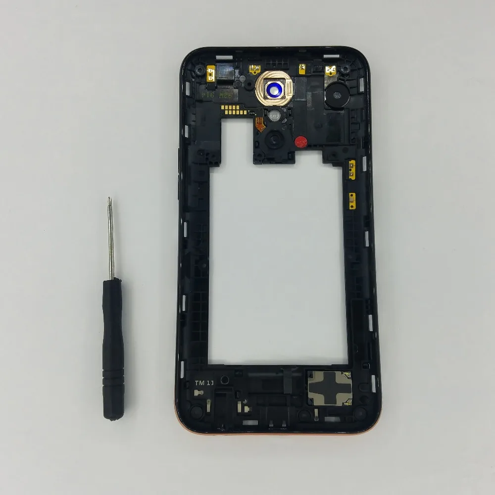 Для LG K10 M250 M250N M250E M250DS телефон корпус средняя рамка Крышка шасси с камерой стекло объектив отпечаток пальца