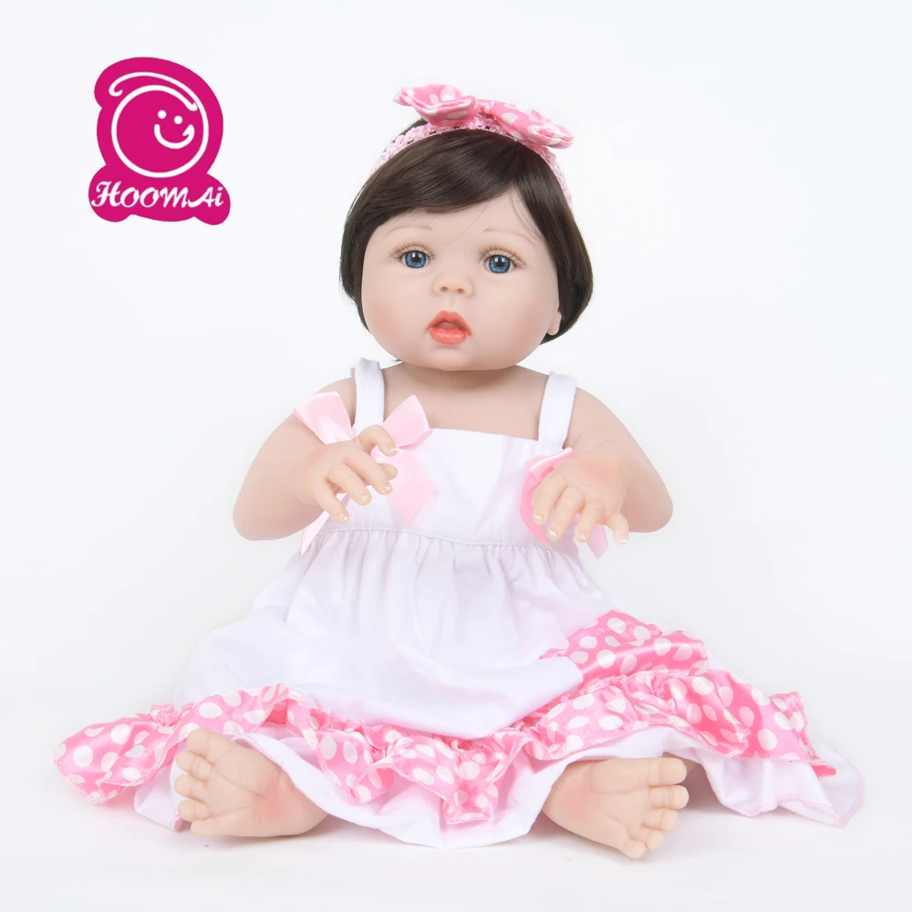 22 &quotReborn Baby Doll полная силиконовая виниловая Реалистичная кукла принцесса детская