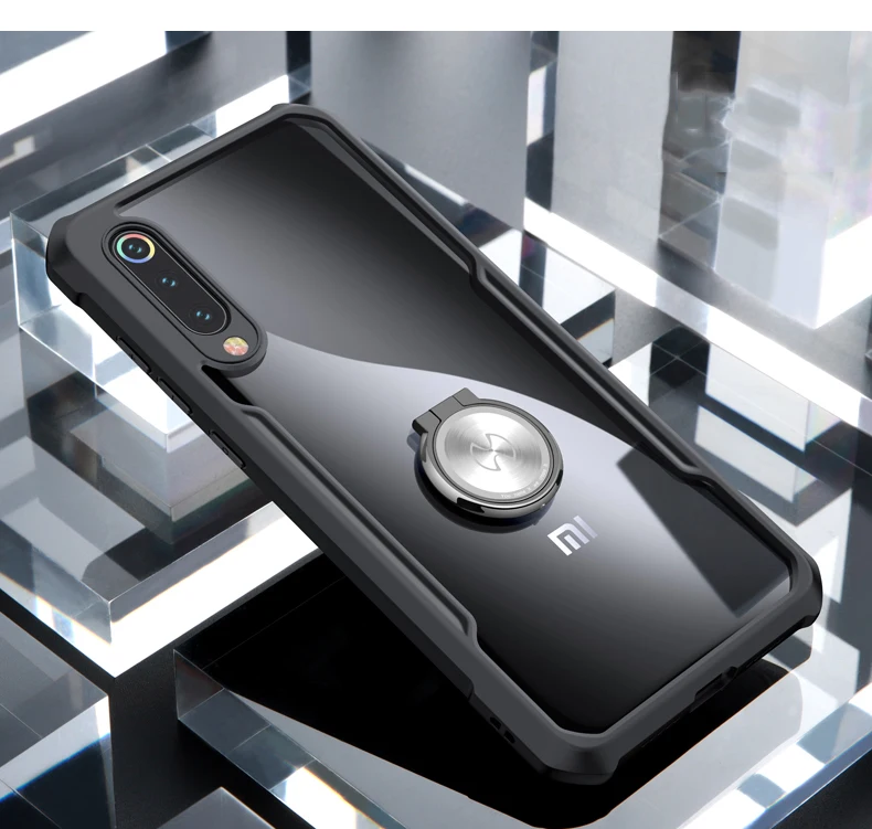 Чехол Xundd для Xiaomi mi 9, чехол для mi 9 SE, магнитный автомобильный держатель, подставка, кольцо на палец, прозрачная задняя крышка из ТПУ для Xiaomi mi 9 mi 9 SE, чехол