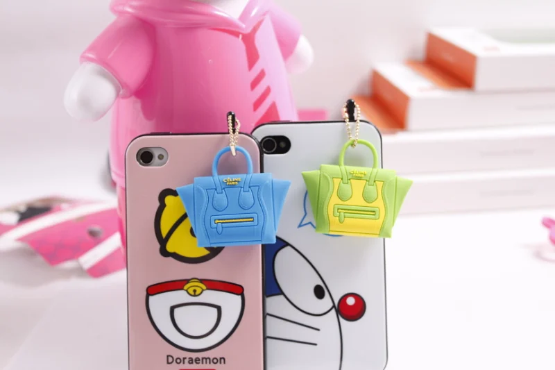 Fancy Eco-friendly 3.5mm Universal Earphone Cap Soft Silicone Designer Bag Anti Dust Plug for Phone iPhone Samsung Samrtphone | Мобильные