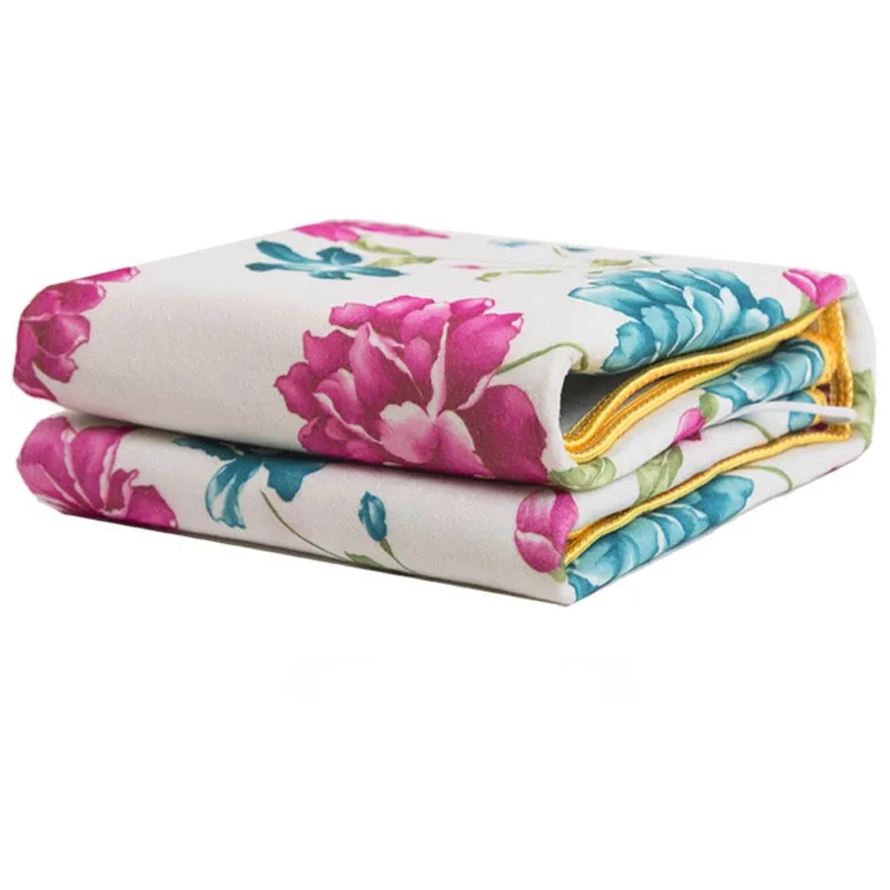 Электрическое одеяло плюшевое с двойным подогревом защитное электрическое