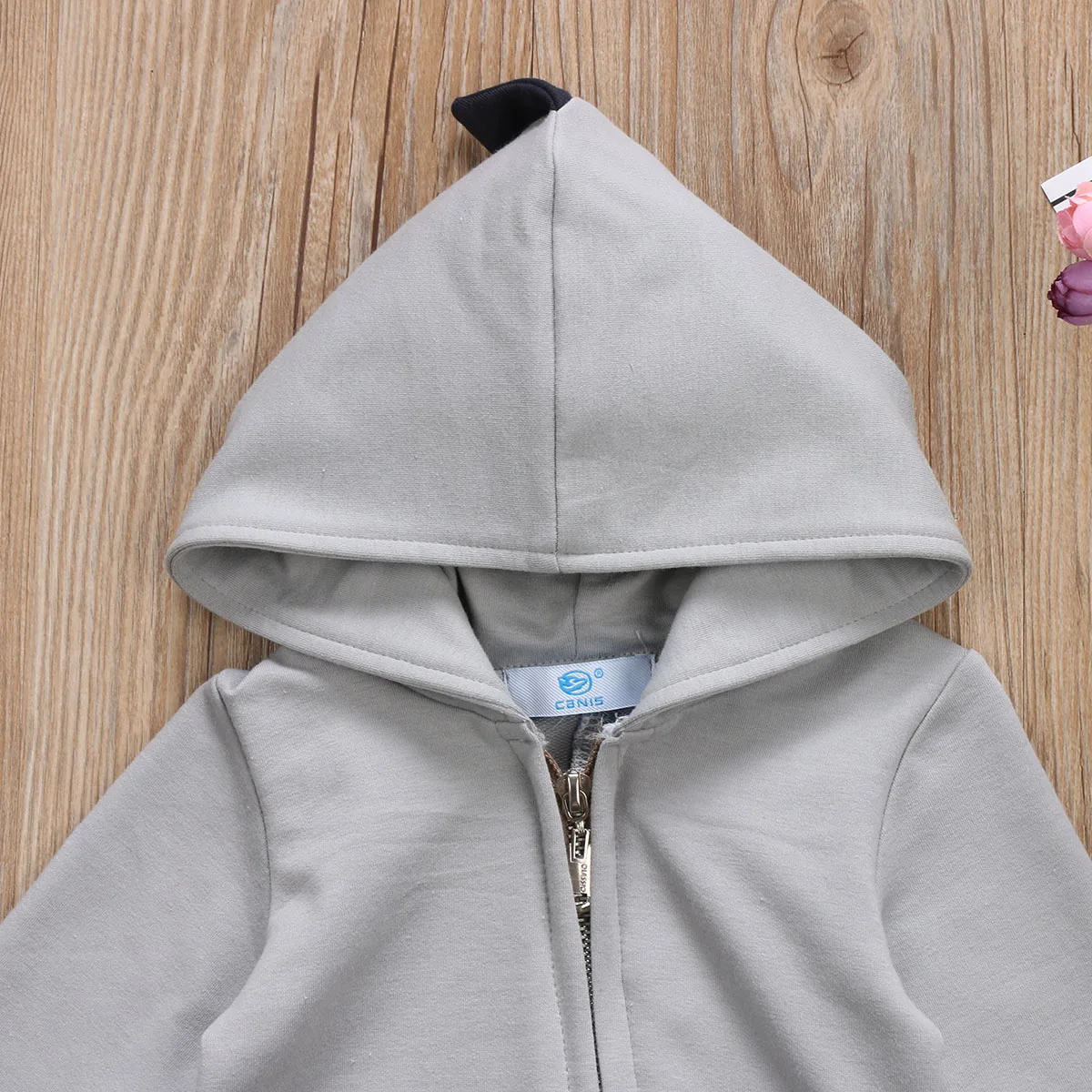 Модный комбинезон с длинным рукавом и капюшоном в виде динозавра для маленьких