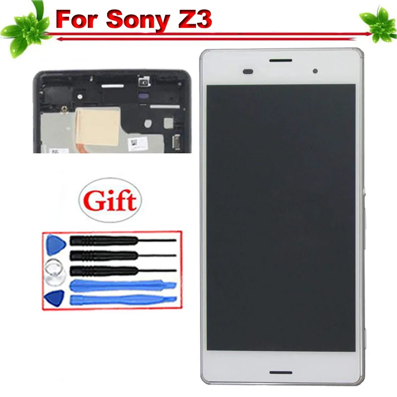 100% тестирование для sony Xperia Z3 ЖК дисплей Дисплей с рамкой Сенсорный экран планшета