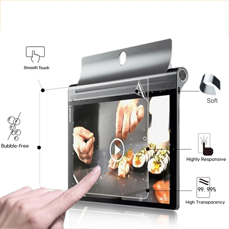Глянцевая Защитная пленка для экрана высокой прозрачности Lenovo Yoga Tab 3 Plus 10 1 дюйма