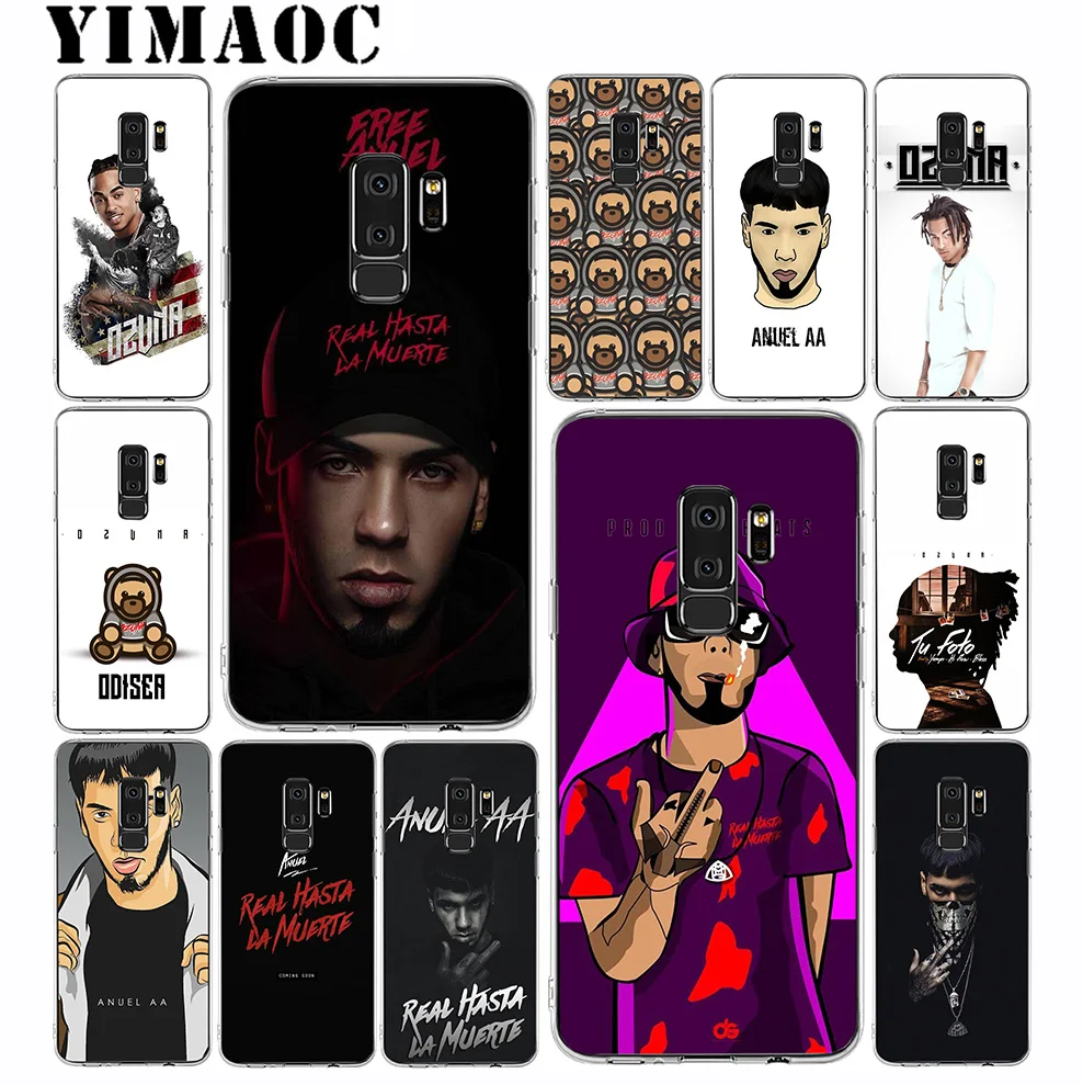 Anuel aa озуна в стиле хип-хоп мягкий силиконовый чехол для samsung Galaxy S10 S10E S9 S8 плюс S7 S6