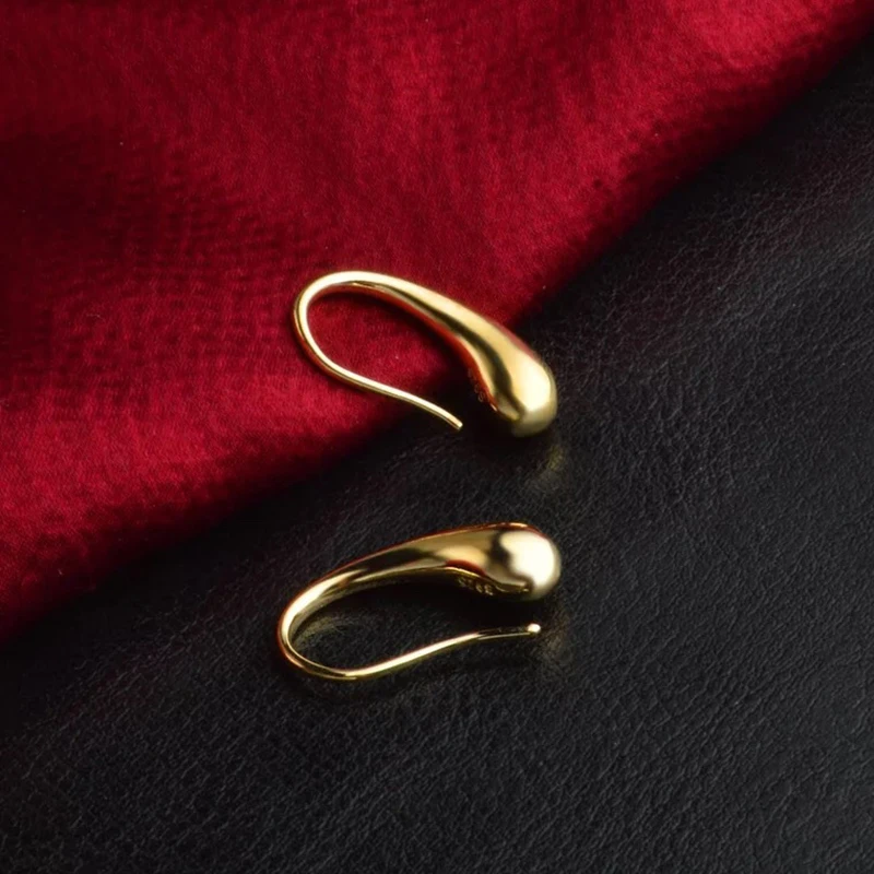 Модные свадебные комплект ювелирных изделий золото украшения с каплями воды