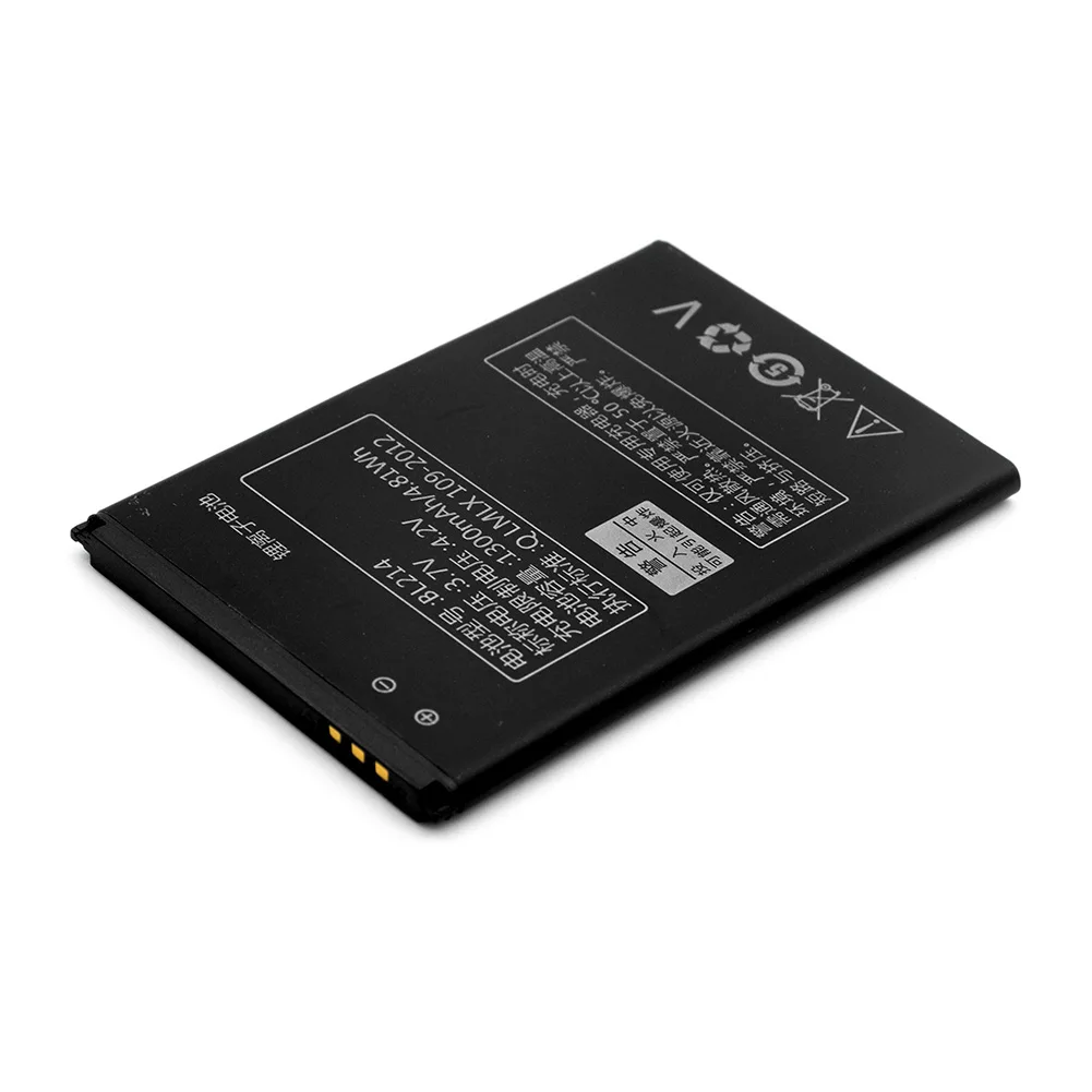 Литиевая Высококачественная перезаряжаемая литиевая батарея 3,7 V 1300MAh BL 214 BL214 BL-214 для lenovo A316 A316I A360E A365E A66