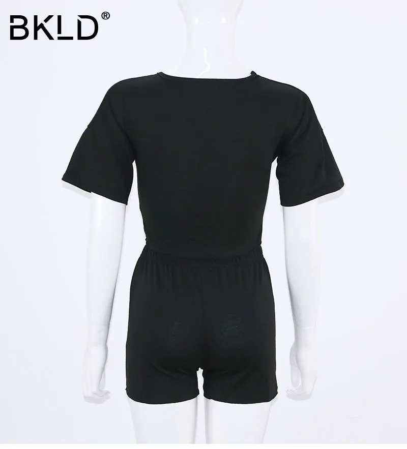 Женский комплект одежды BKLD топ с коротким рукавом + шорты на шнурке|shorts set|outfit