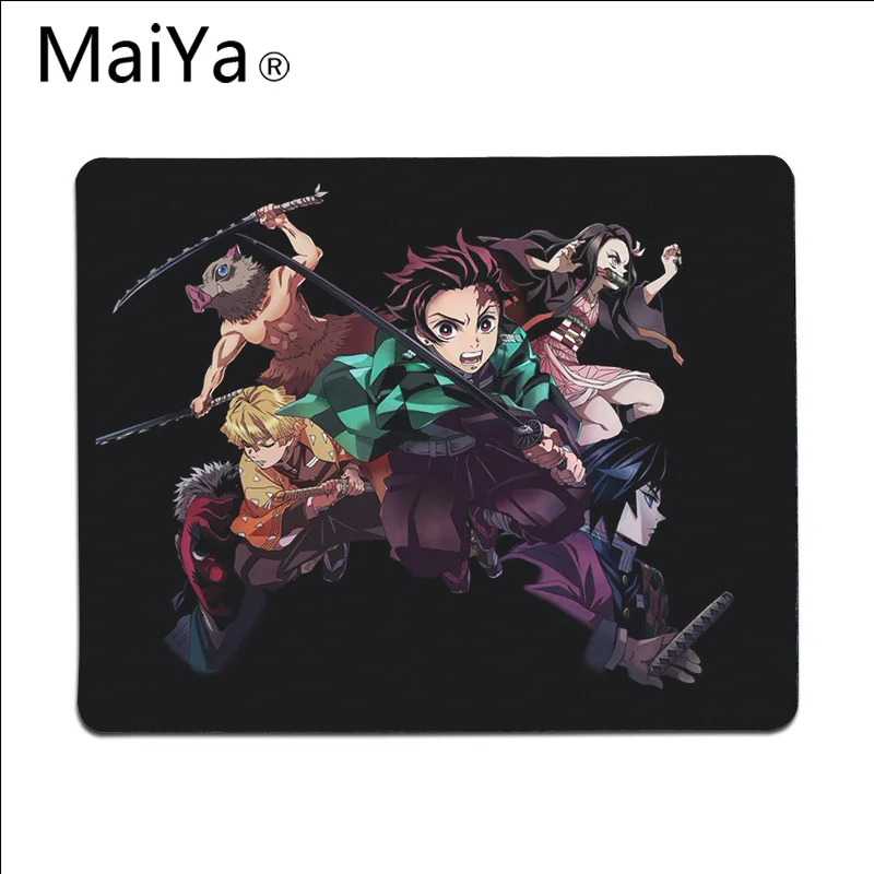 Lock Edge20x25cm Maiya высокое качество Demon Slayer Kimetsu no Yaiba DIY дизайн игровой с узором коврик для мыши большой коврик для мыши клавиатуры коврик - Цвет: Lock Edge20x25cm