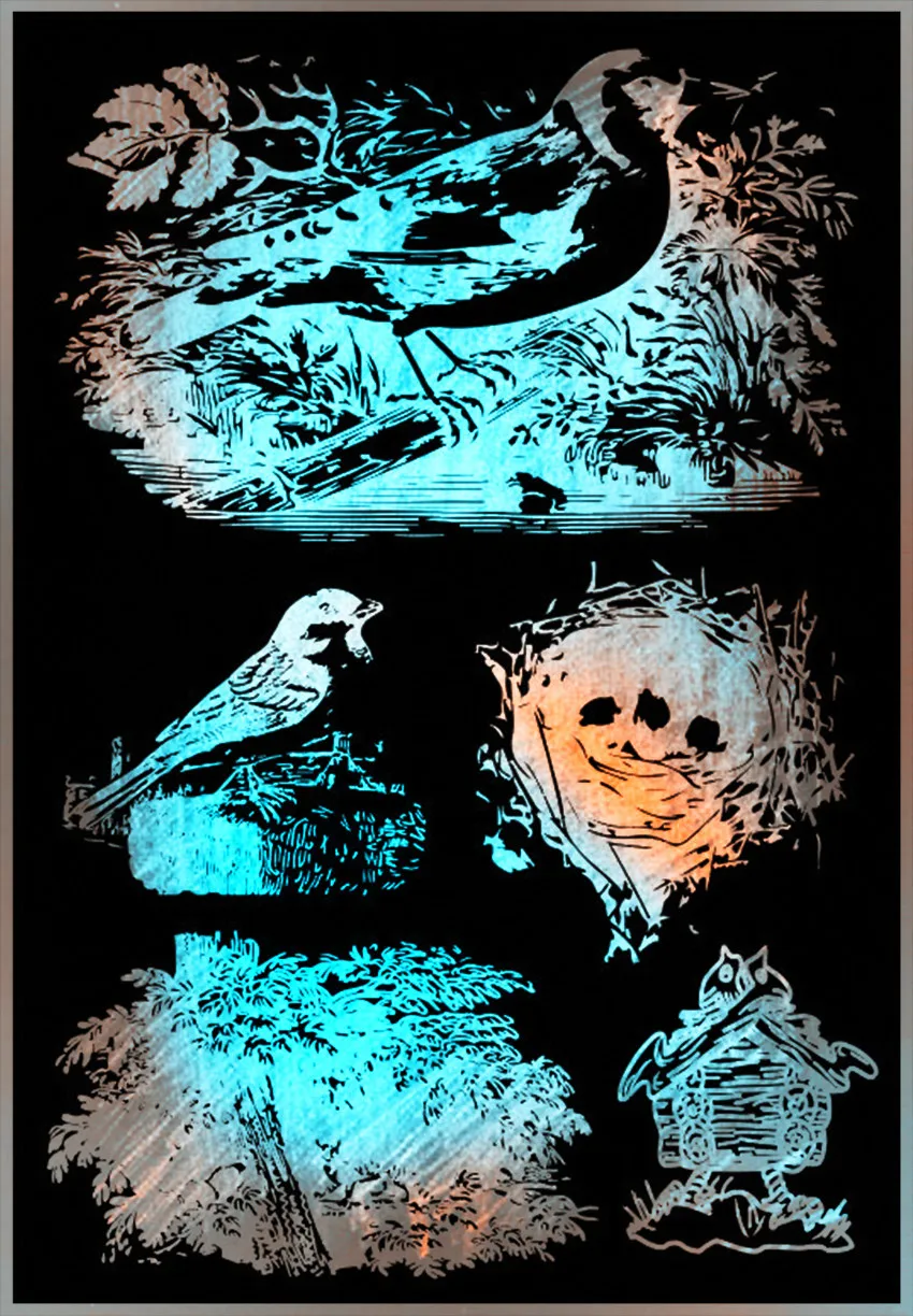 Горячая продажа птица Алфавит Прозрачный штамп/силиконовый валик для