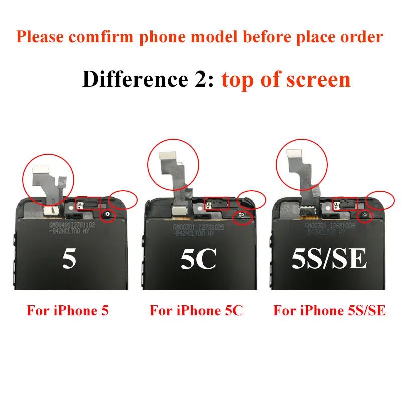 AAA качественный ЖК дисплей для iPhone 5S SE 5C 4S 5 6 6S 7 8 Plus сенсорный экран Замена X XR XS MAX 11