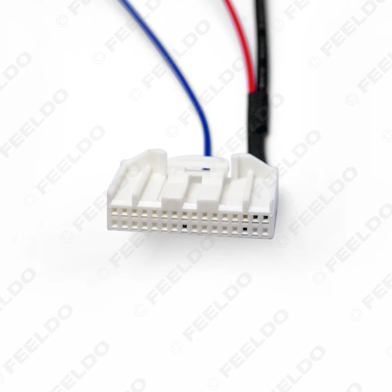 FEELDO 32 контактный парковочный Реверсивный кабель переходник для задней камеры с