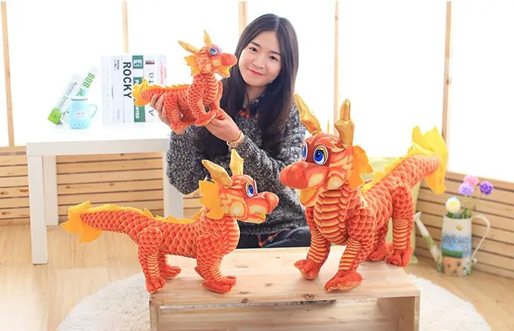 

cartoon dragon plush toy doll throw pillow birthday gift 0382