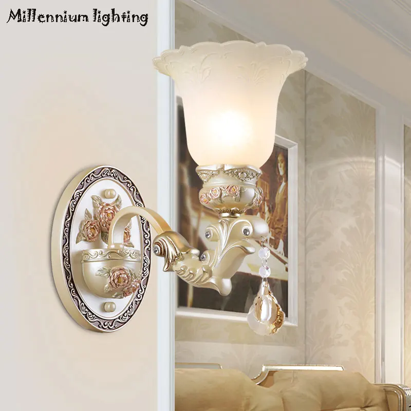 2017 Европейский гостиная фон бра ресторан на террасе дорожки Бра Американский