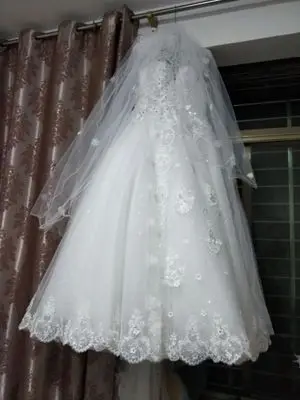 Свадебное платье 2018 высококачественное классическое кружевное невесты с