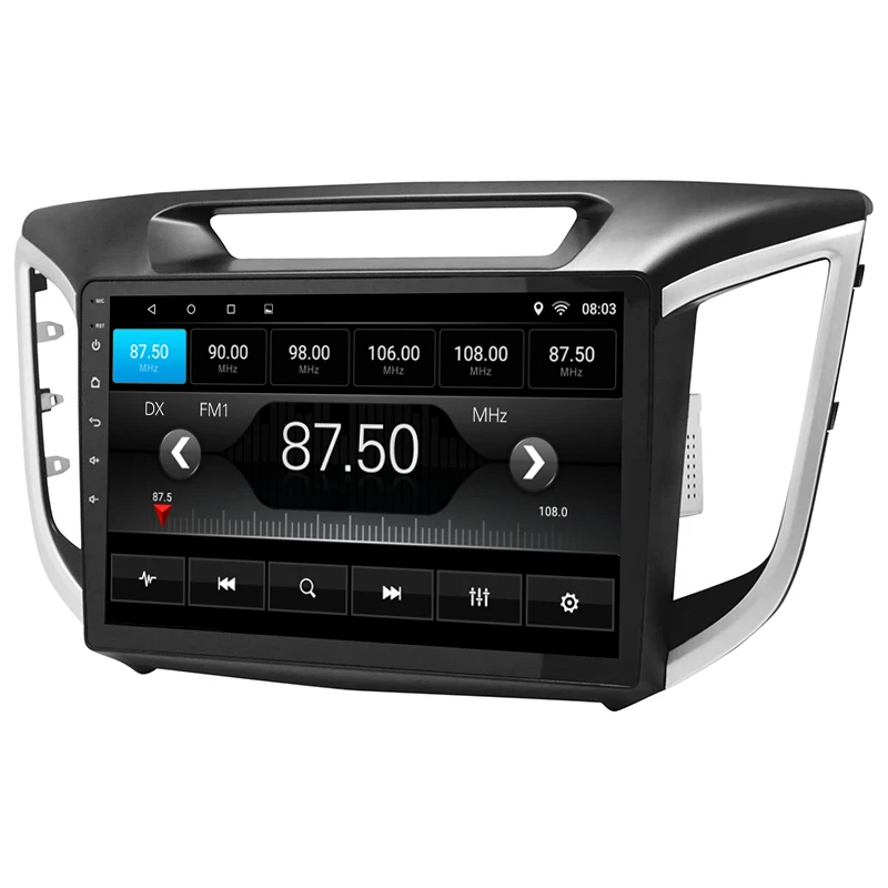 Android 7 1 1din автомобильный DVD мультимедийный плеер авторадио для Hyundai IX25 2014 2018 GPS