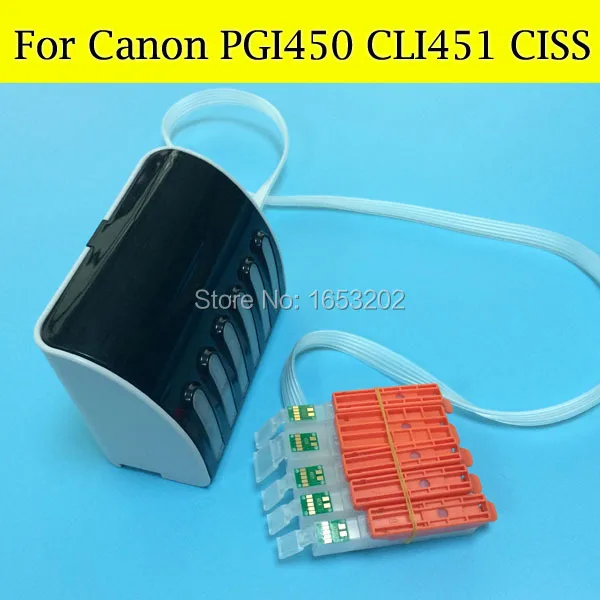 Трубчатая трубка Ciss для Canon PGI450 CLI451 PGI450BK PIXMA IP7240 MG5440 MX924 MX72 MG5640 MG6640 Ptinter | Компьютеры