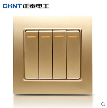 CHNT NEW7L безопасная стальная рама трехцветный Переключатель Четыре Четырехместный